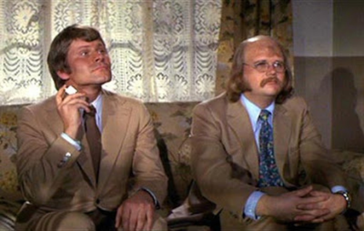 Bruce Glover (left) and Putter Smith are Wint & Kidd, two of cinema's creepiest henchmen