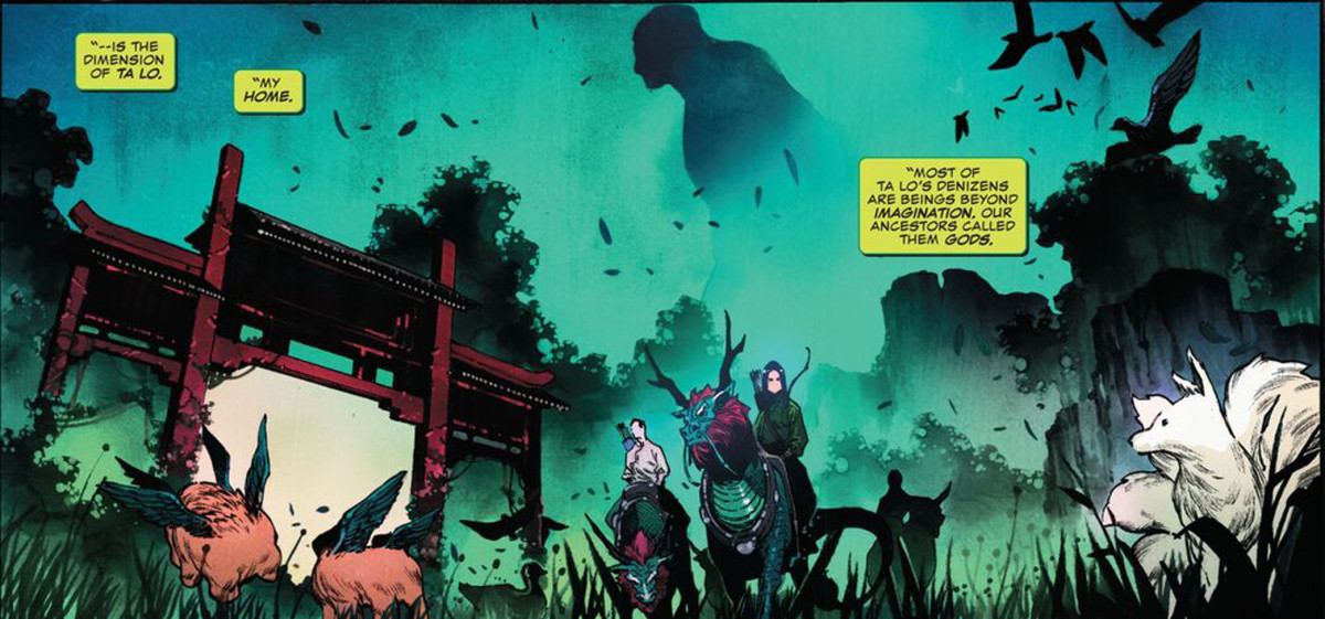 Ta Lo in Shang-Chi #7 volume 2. Comic tells the origin of Jiang Li, Shang-Chi's mother.