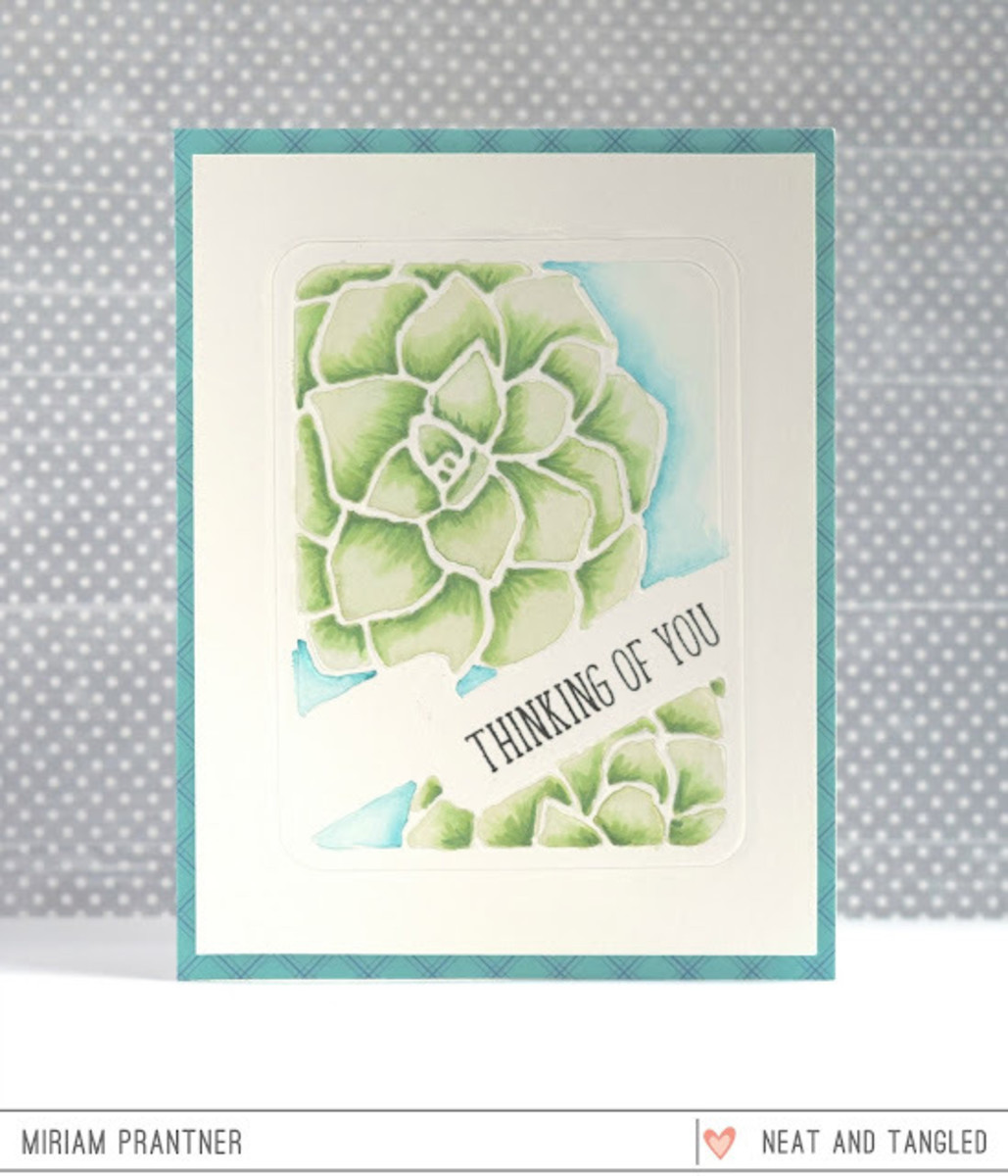 Use watercolors and markers to enhance your dry embossed projects