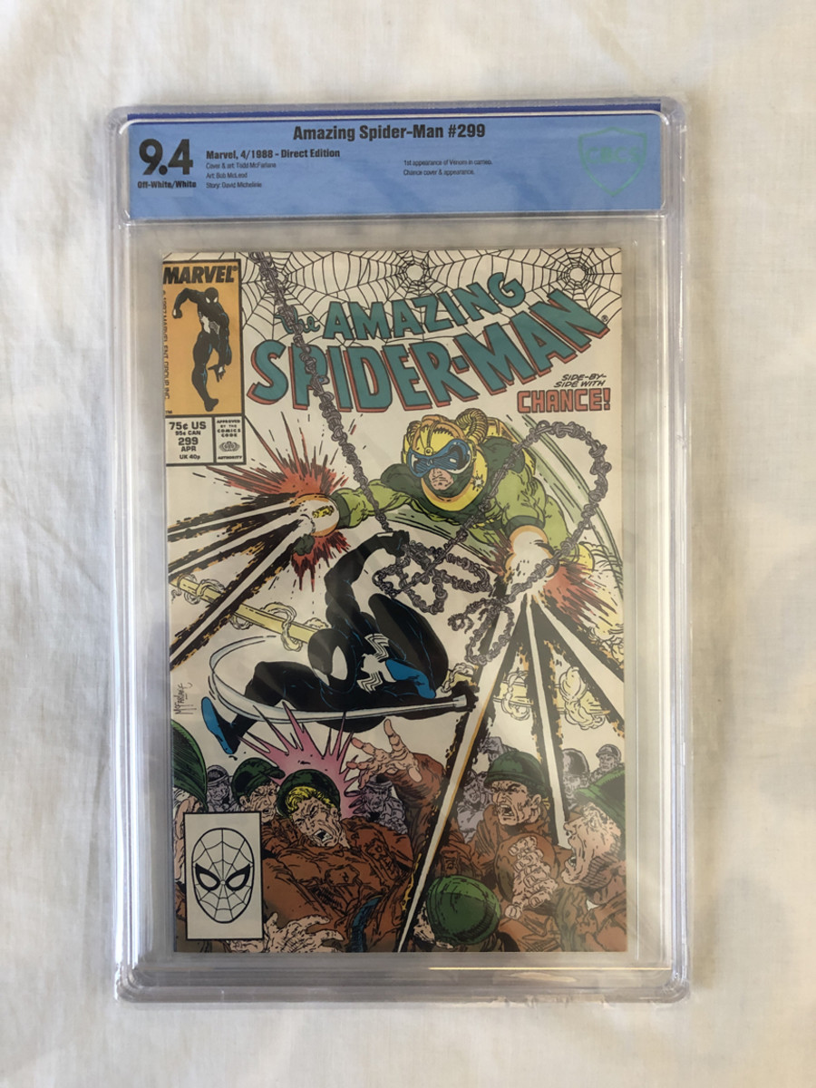 Amazing Spider-Man #299 CBCS 9.4 - 1st cameo appearance of Venom?