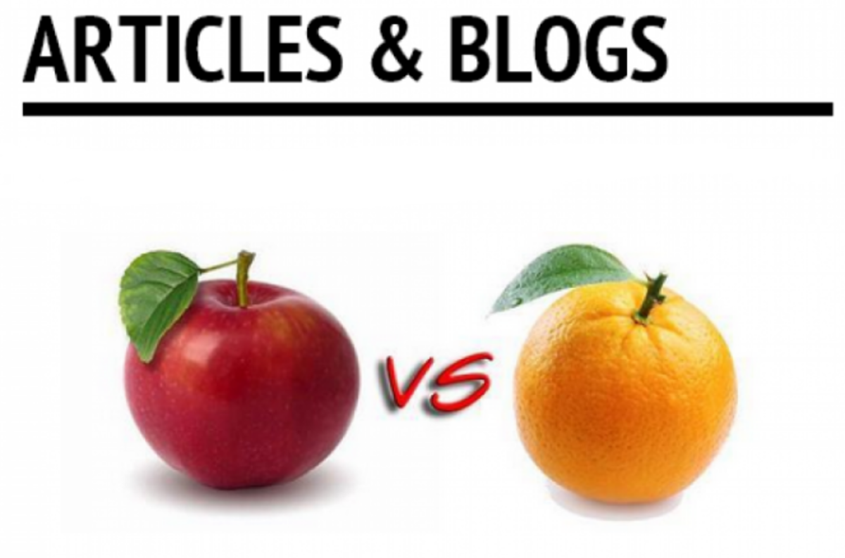 Articles vs. Blogs