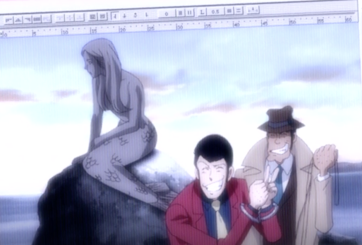 Only Lupin III could turn this into a selfie.