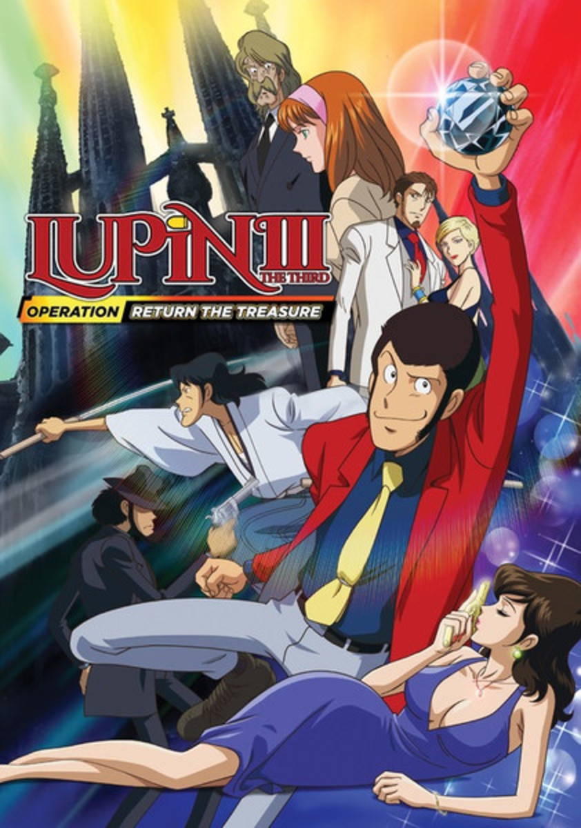 "Lupin the 3rd: Operation Return the Treasure" DVD cover.
