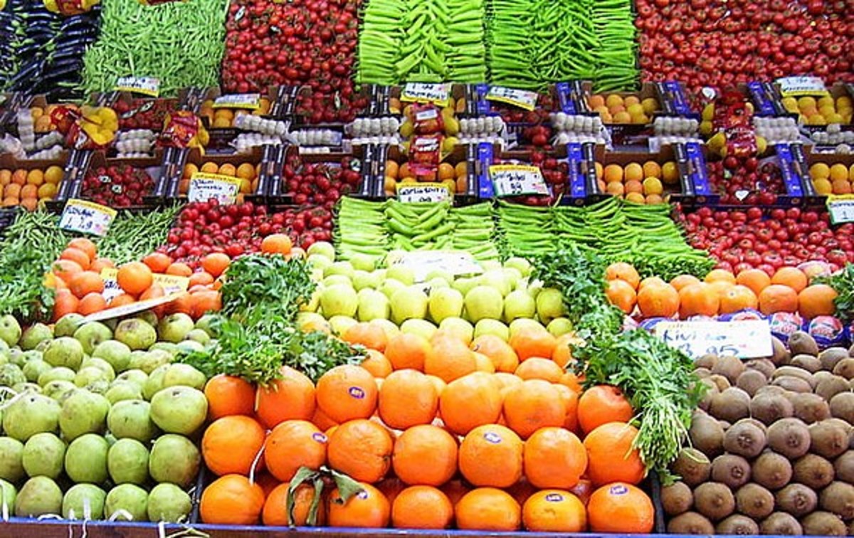 Vegetable aisle