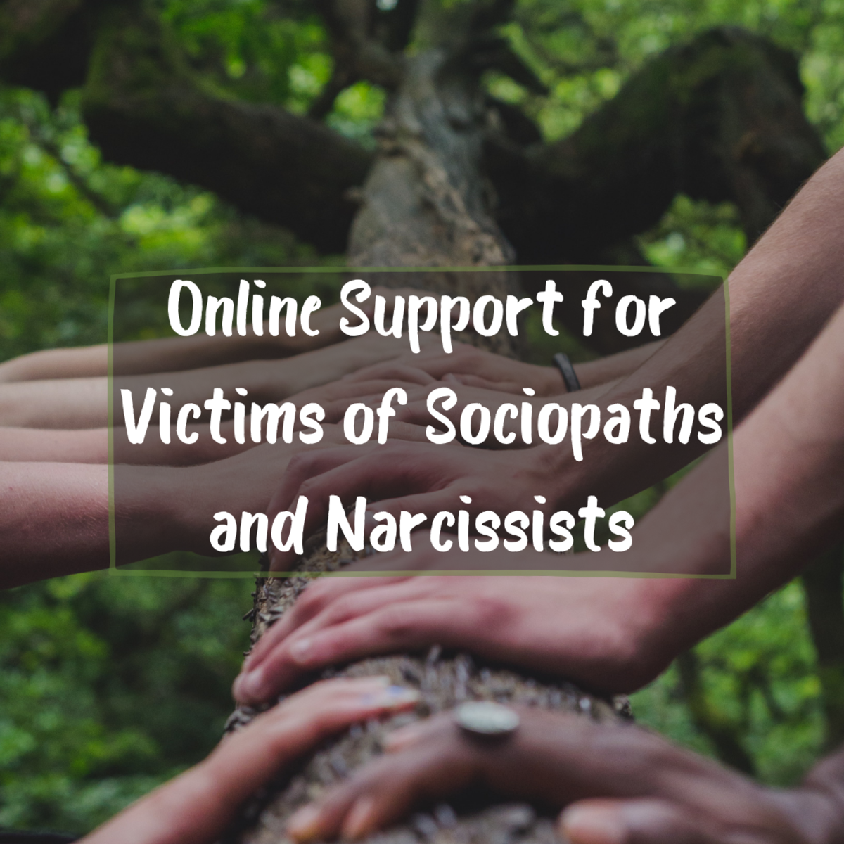 Online Support for Victims of Sociopaths and Narcissists