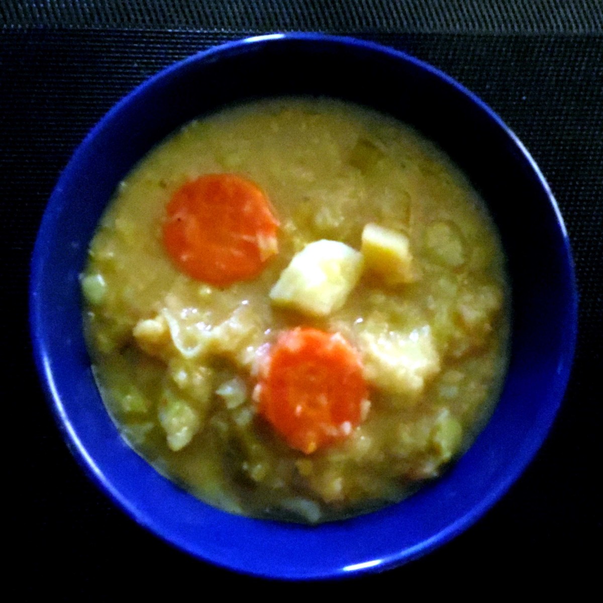 Hearty red lentil soup