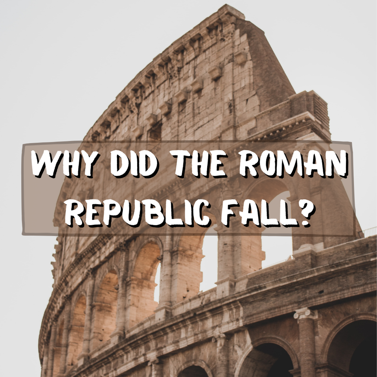 Learn about the conditions and historical trends that contributed to the eventual fall of the Roman Republic.