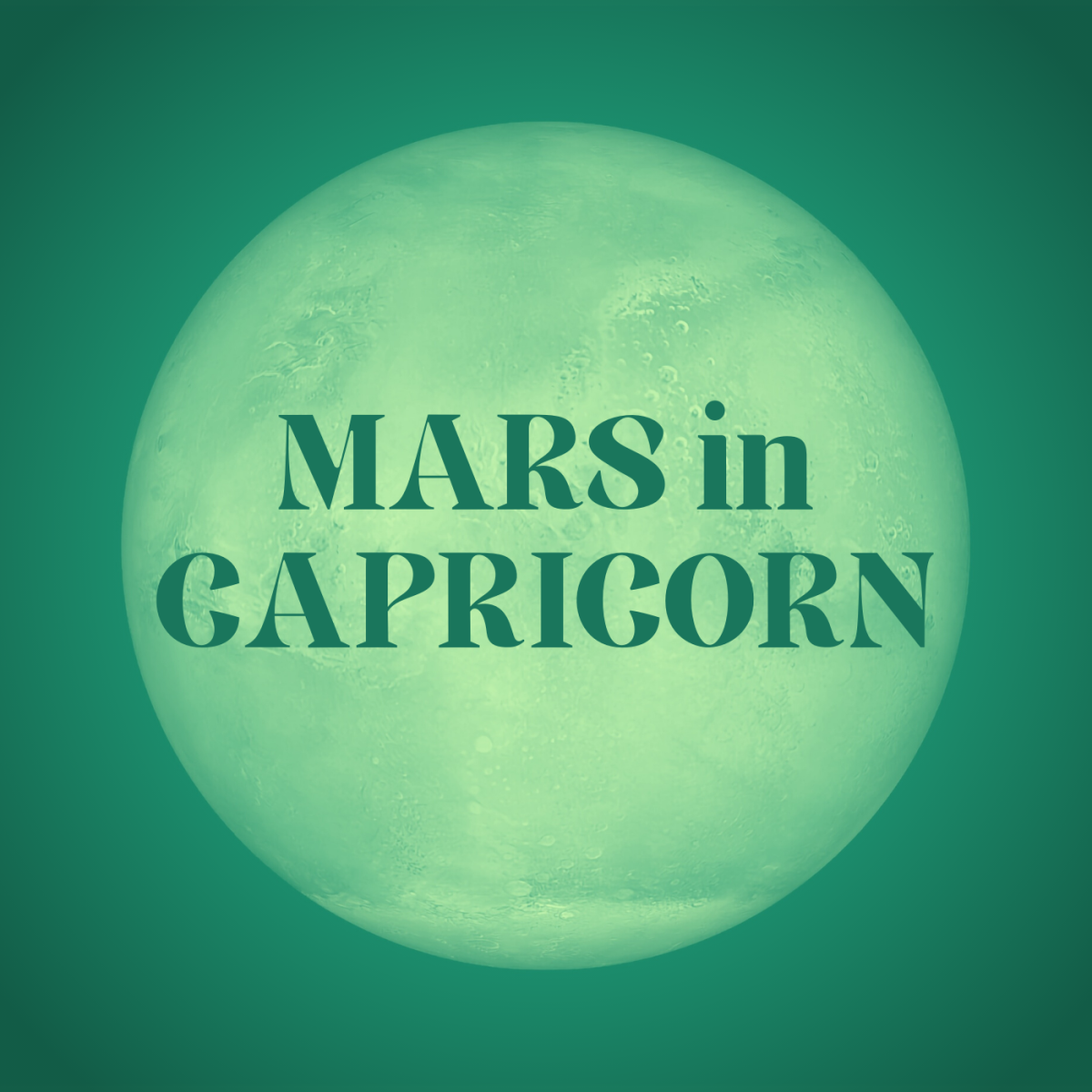 How does having Mars in Capricorn affect your drive for intimacy?