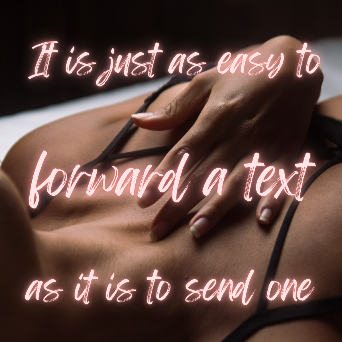 Sexting is something you do by choice. Being pressured into sending nude photos is not sexy, it's sexual exploitation.