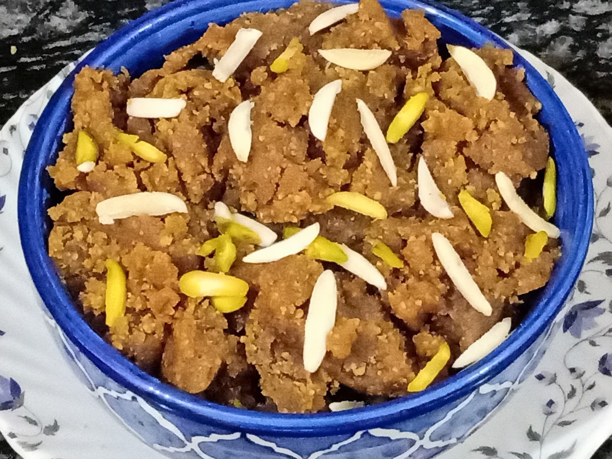 Chana Dal Halwa (Chickpea Pudding) Recipe