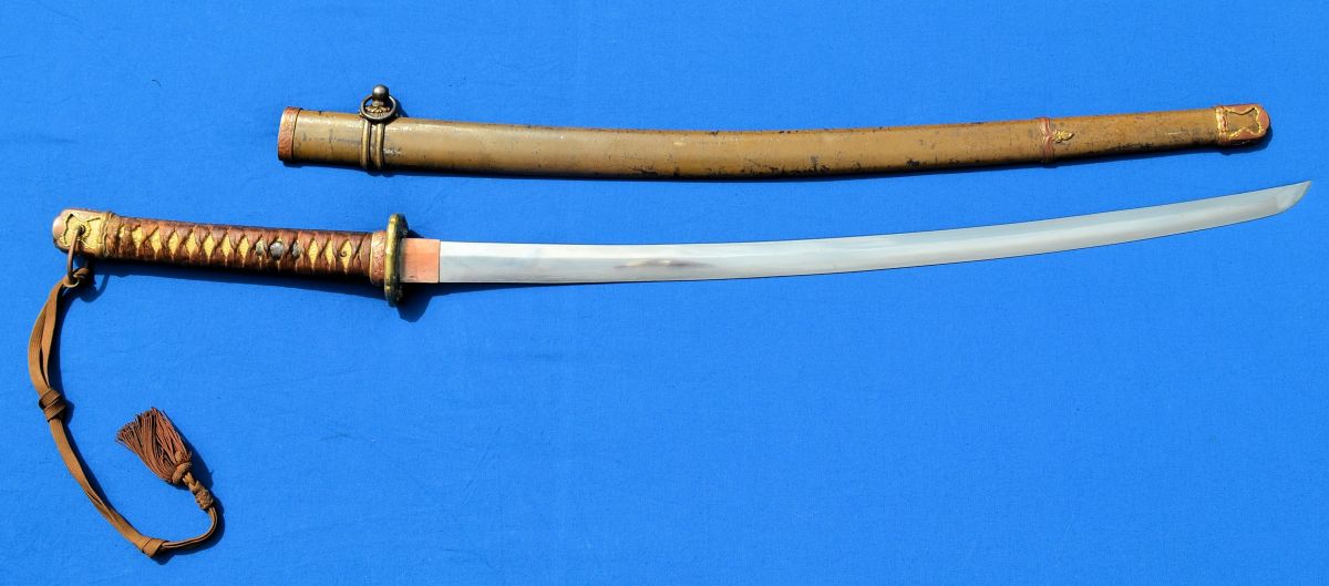 The Japanese World War II Shin Gunto sword.