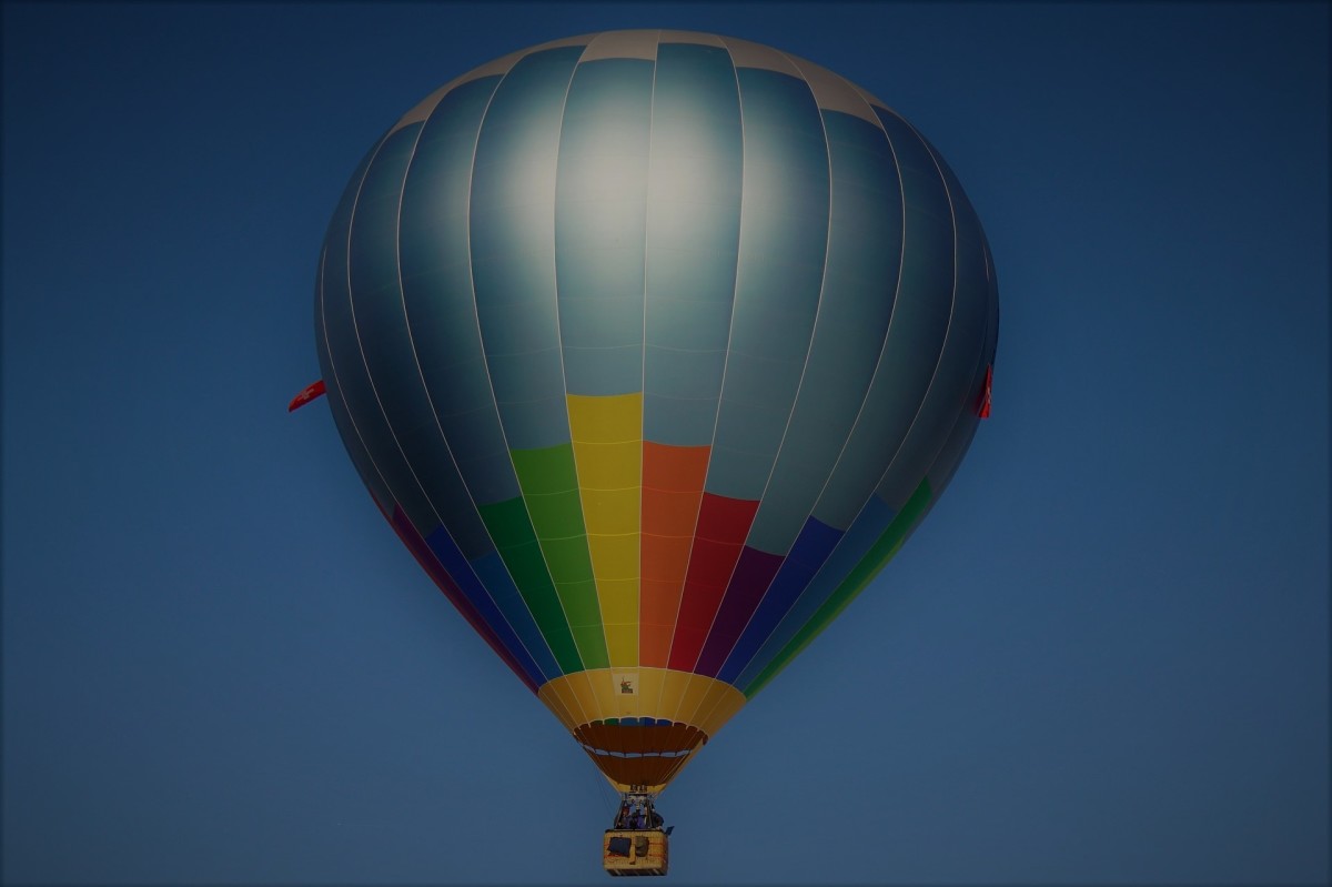 Balloon with passengers