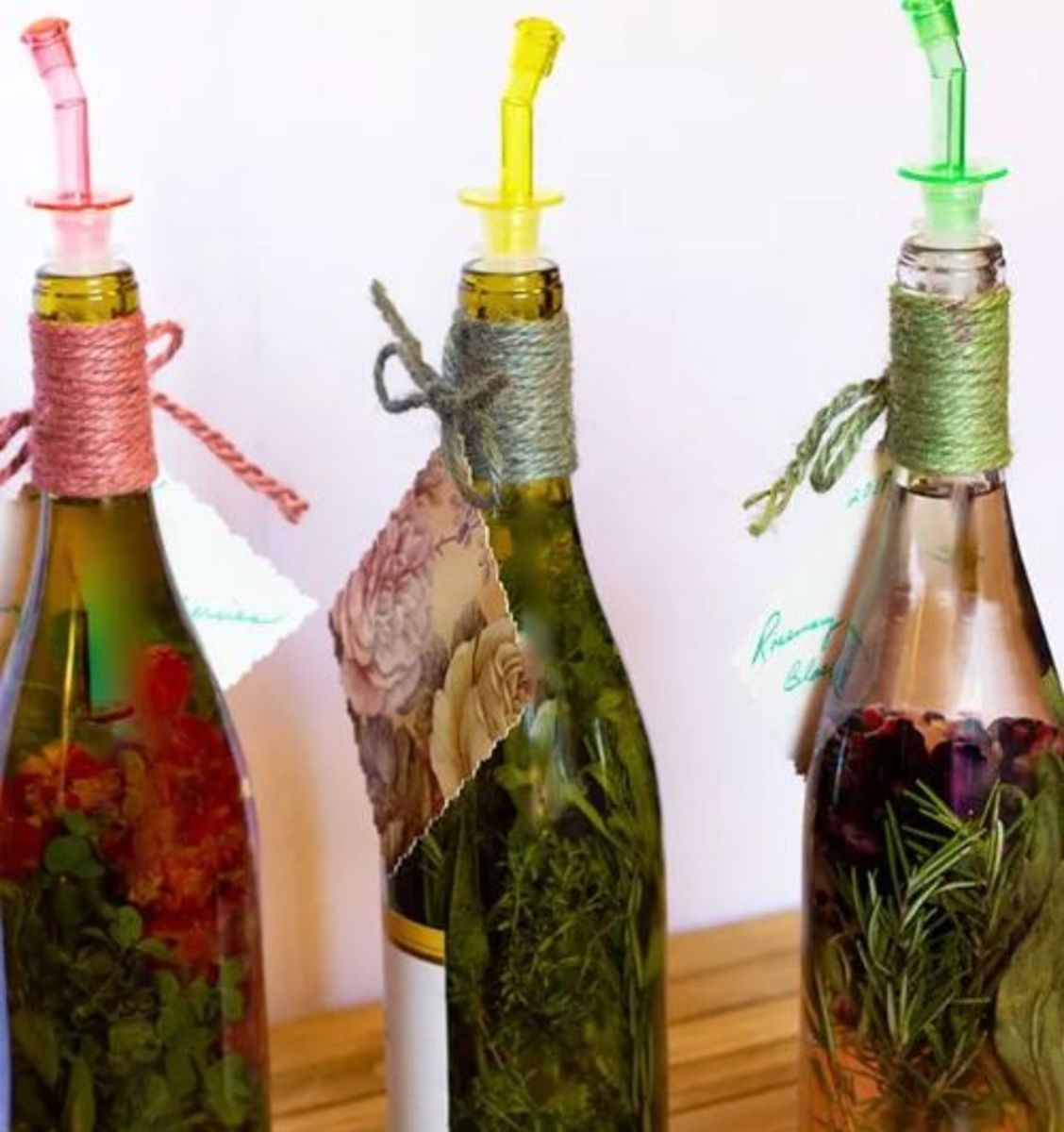 DIY: Herb Vinegar in a Bottle with an Etched & Chalkboard Label -  CreateNCraft