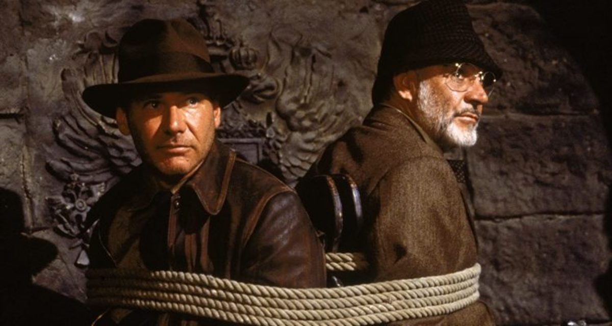 The introduction of Connery (right) to the series brought the humour back to Indy which was much missed in the bleaker second film.
