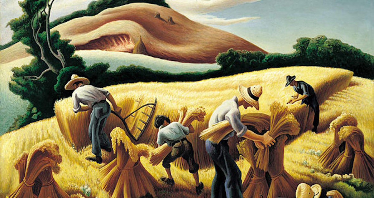 “Cradling Wheat” - 1938