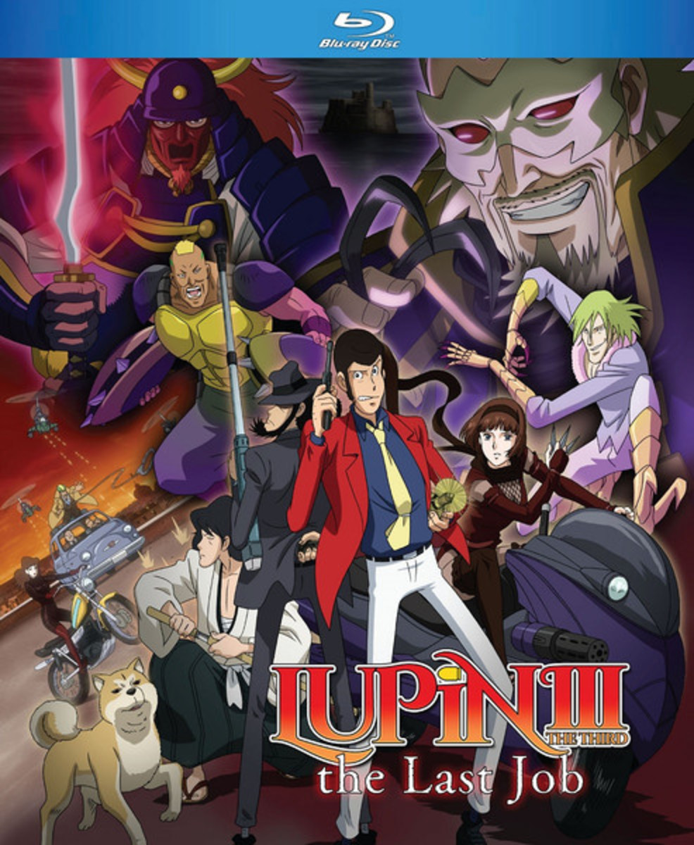 "Lupin the 3rd: The Last Job" official blu-ray cover.