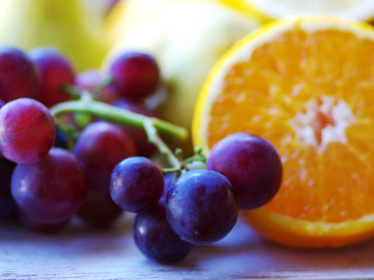 Grapes And Oranges