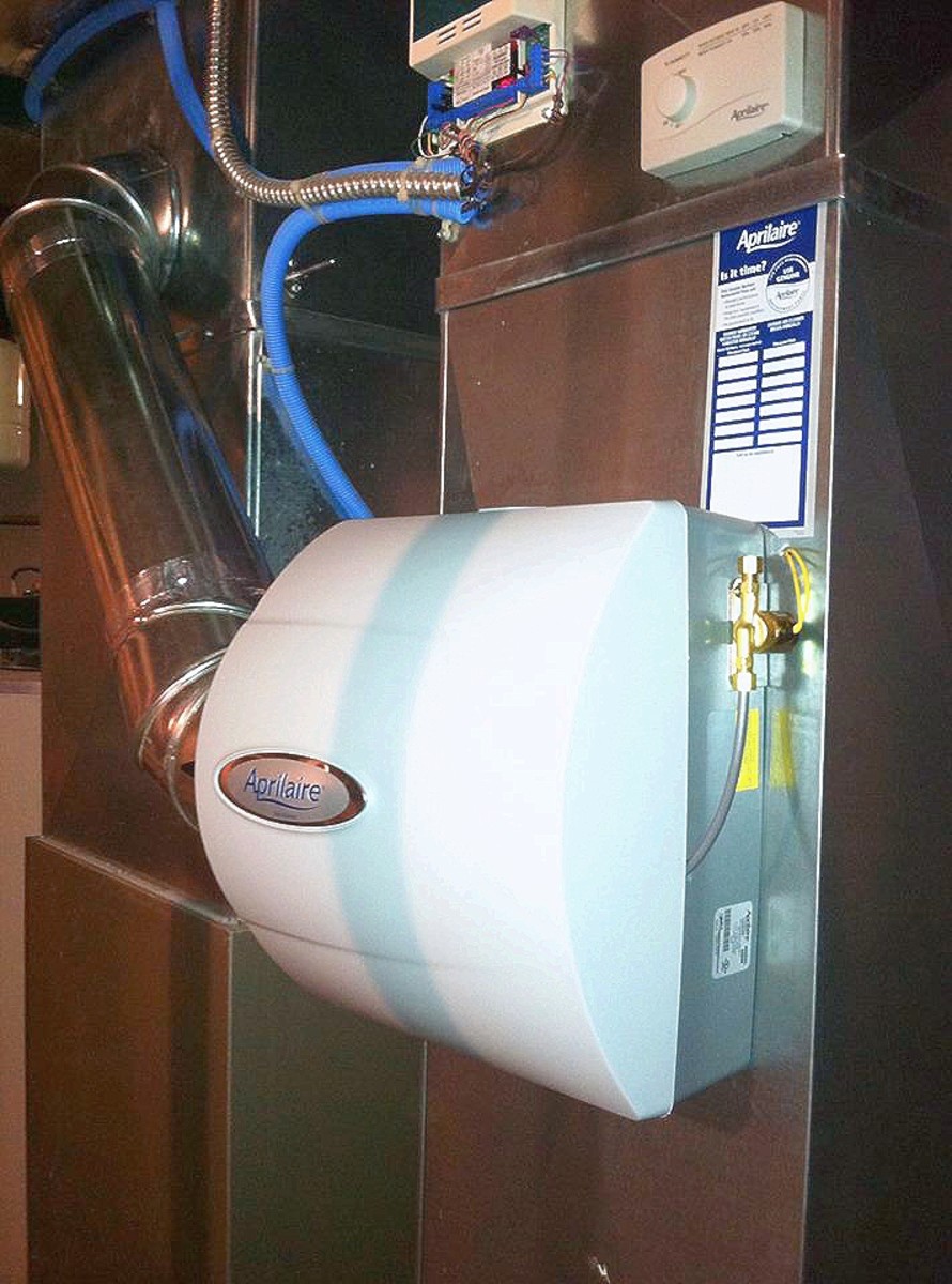 Aprilaire humidifier installed.