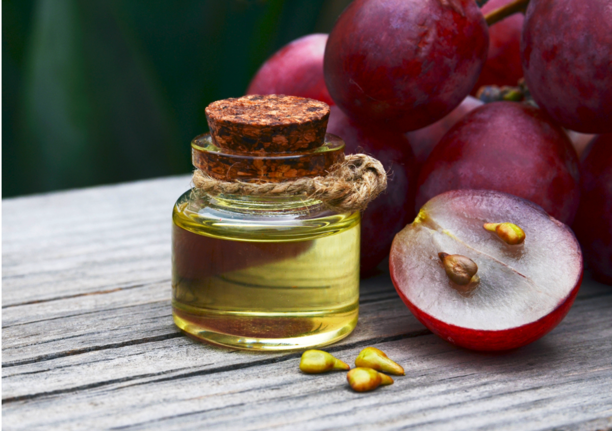 Grapeseed oil comes from the seeds of pressed grapes.