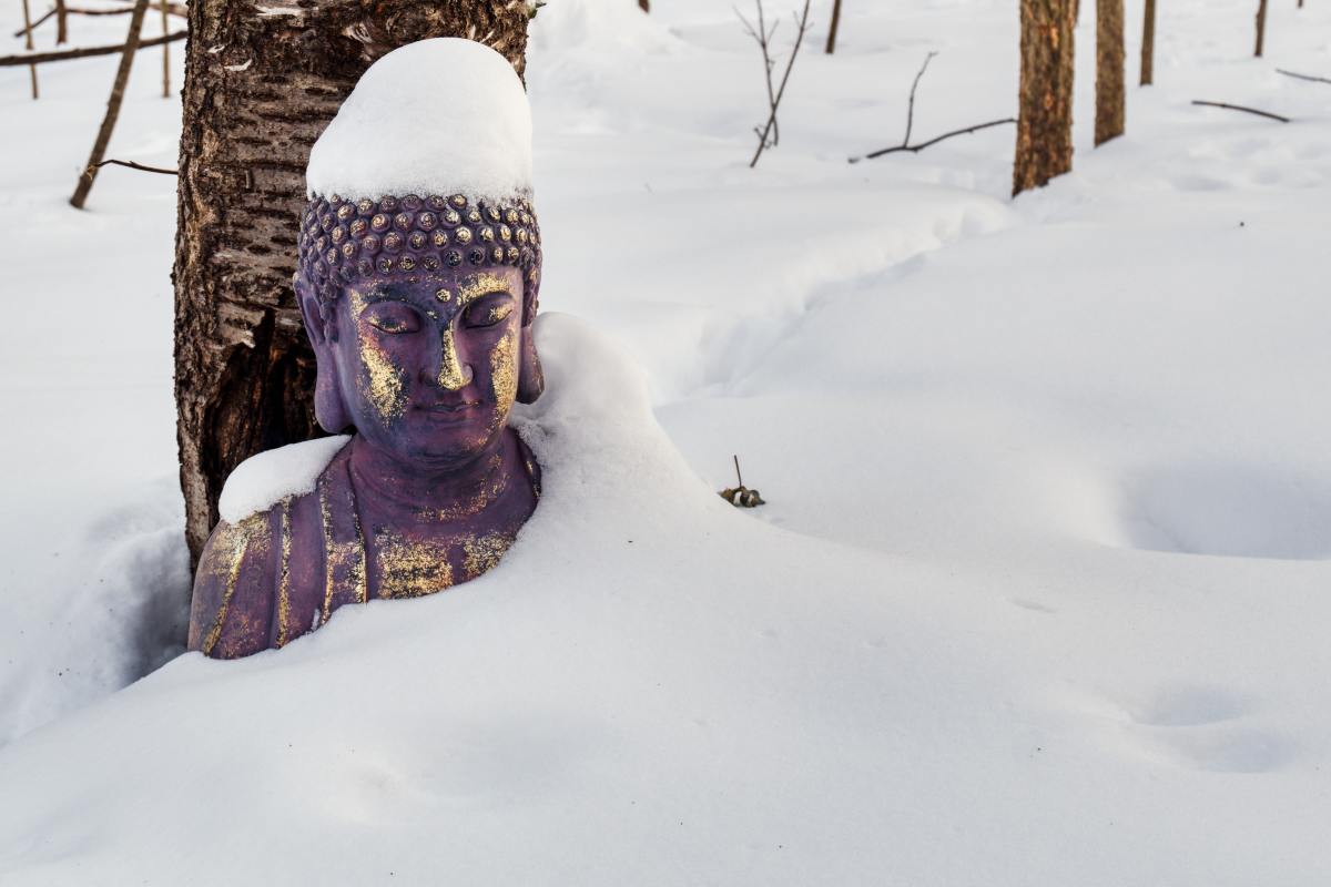 Winter or snow meditation