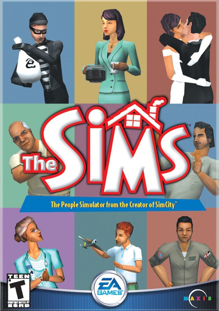 The Sims is developed by Maxis and published by Electronic Arts (EA)