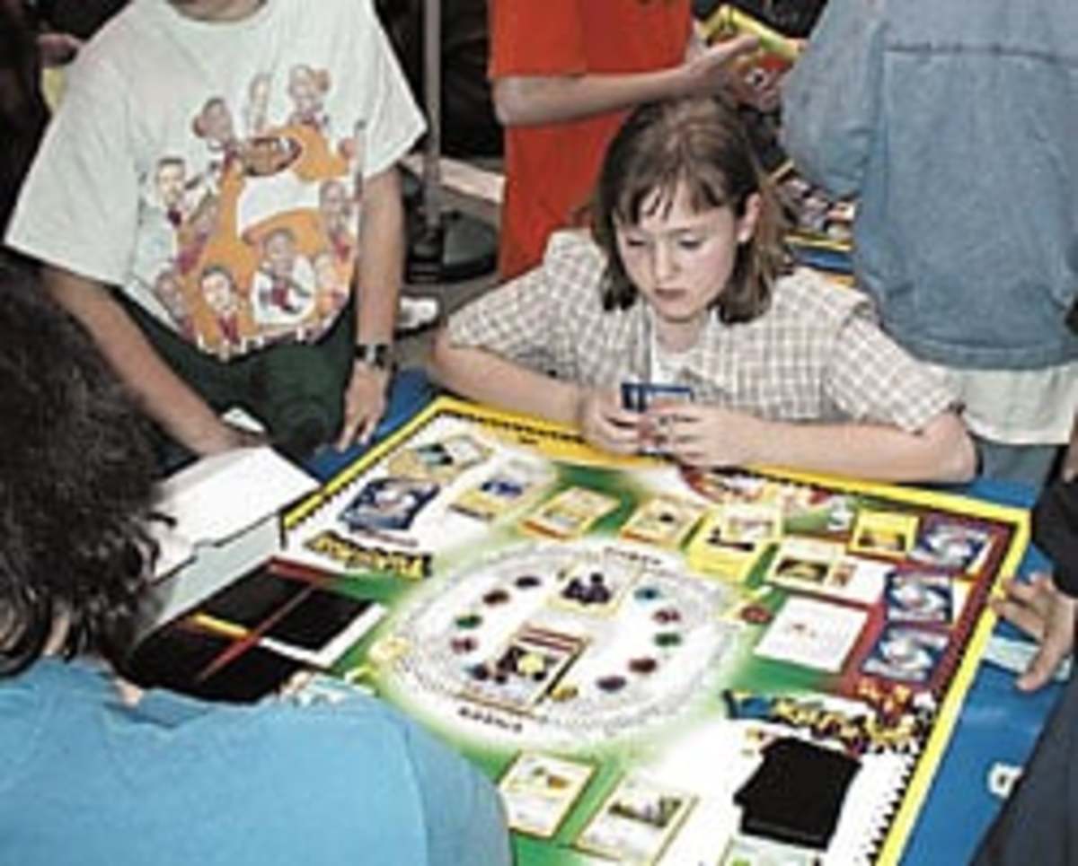 A Pokémon Trading Card event hosted by Wizards of the Coast at the Spring Hill Mall in West Dundee, IL. Circa 1999