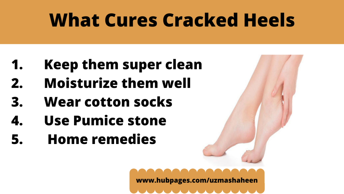 What cures cracked heels