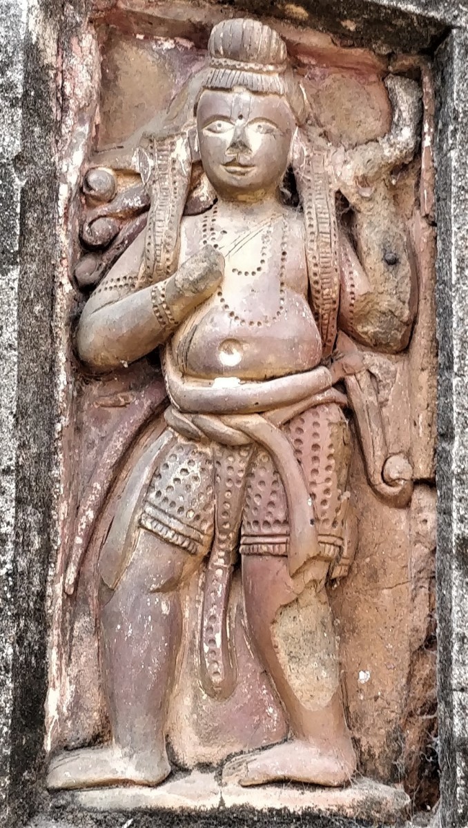 Shiva in His human form, often called Mahadeva or Maheshwera; terracotta; Jaipur, Bankura, West Bengal