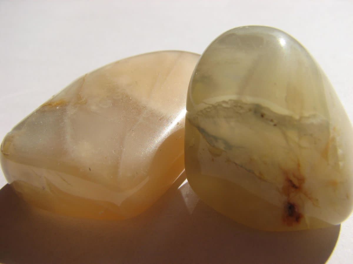 Moonstone has been associated with the Moon. 