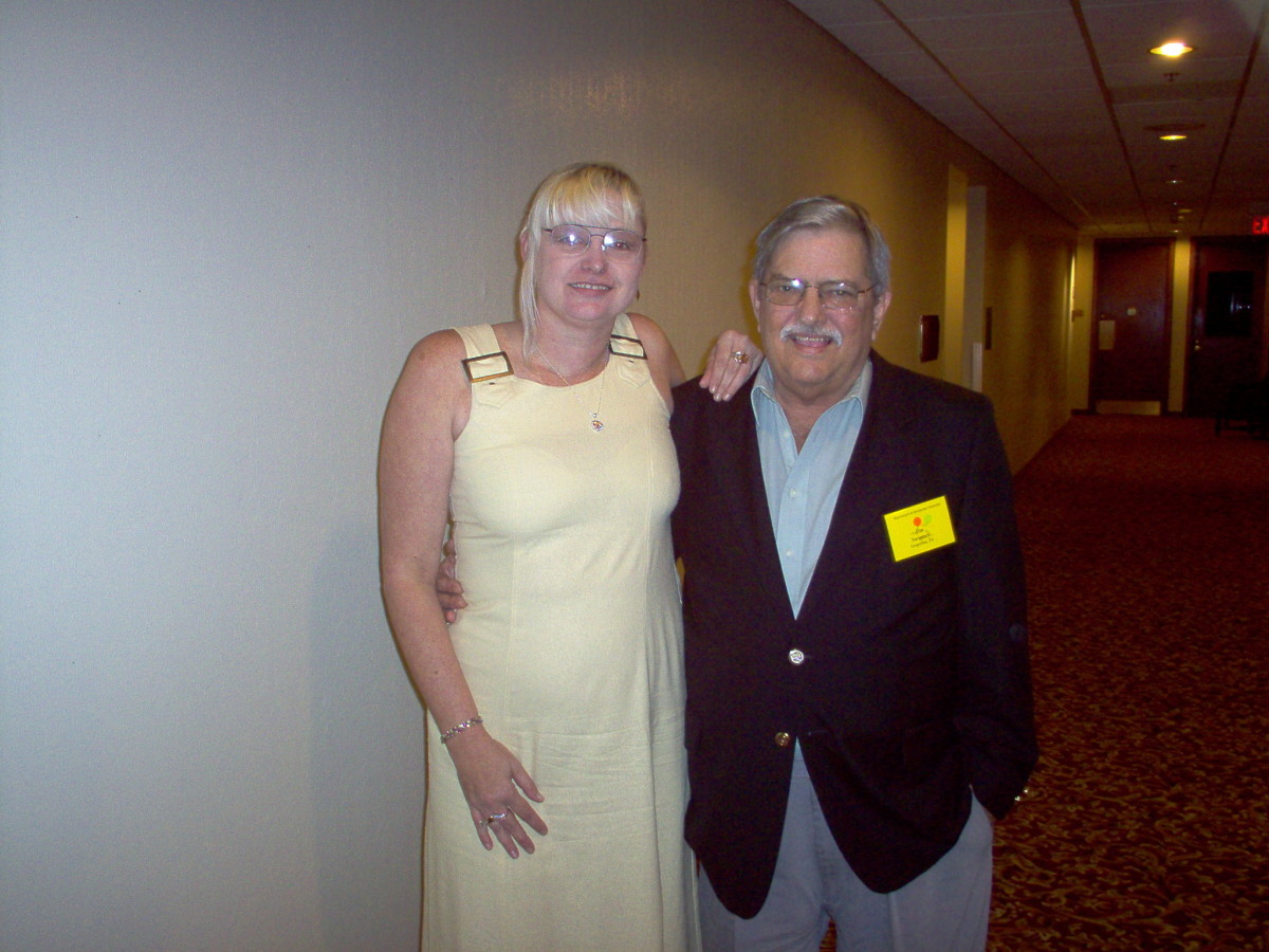 Me and one of the Heads of NAMI,   National Alliance on Mental Illness/Convention 2006
