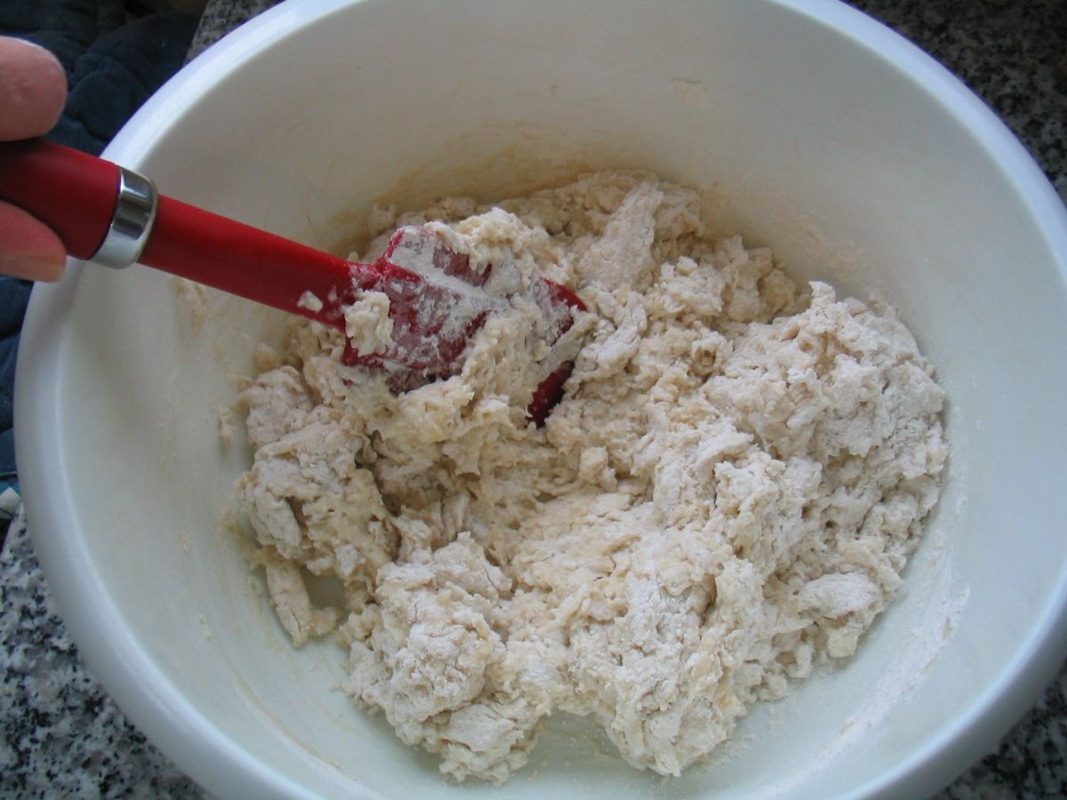 Mix all of the dough ingredients together.
