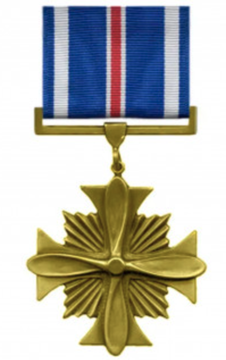 Luke J. Weathers, Jr. earned the Distinguished Flying Cross award.