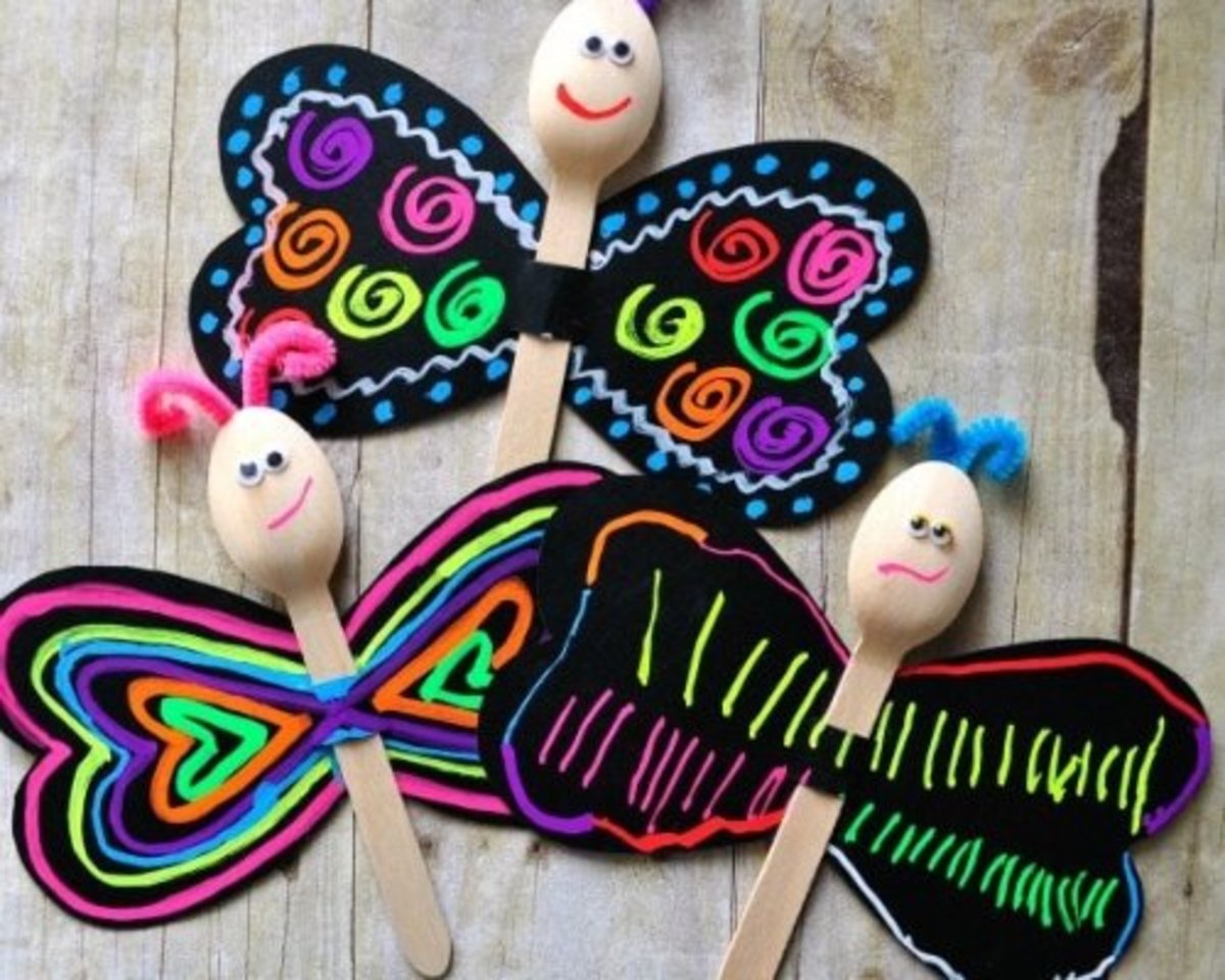 55 Beautiful Butterfly Craft Ideas - FeltMagnet