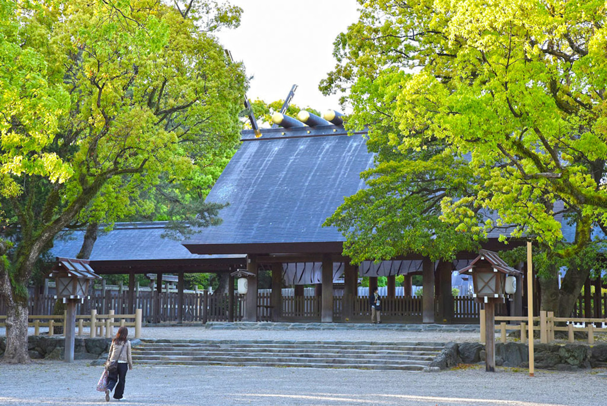 Atsuta Shrine in Nagoya City. Where Japan’s mightiest sword supposedly resides.