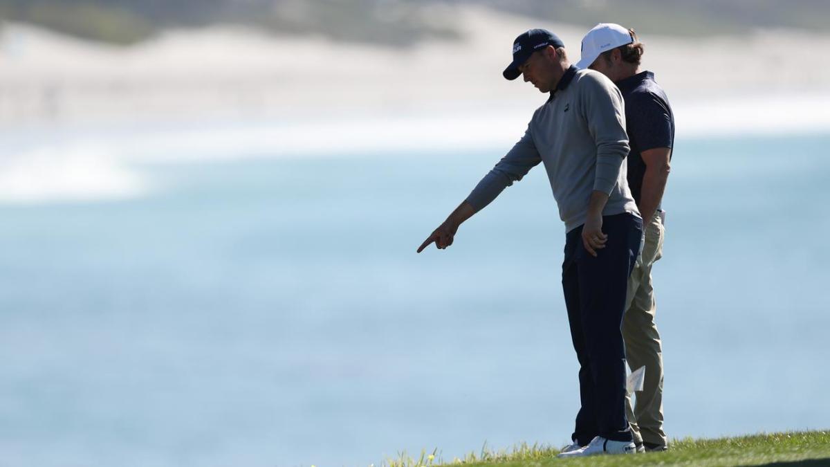 Jordan Spieth Hits Death-Defying Shot At Pebble Beach Golf Tournament