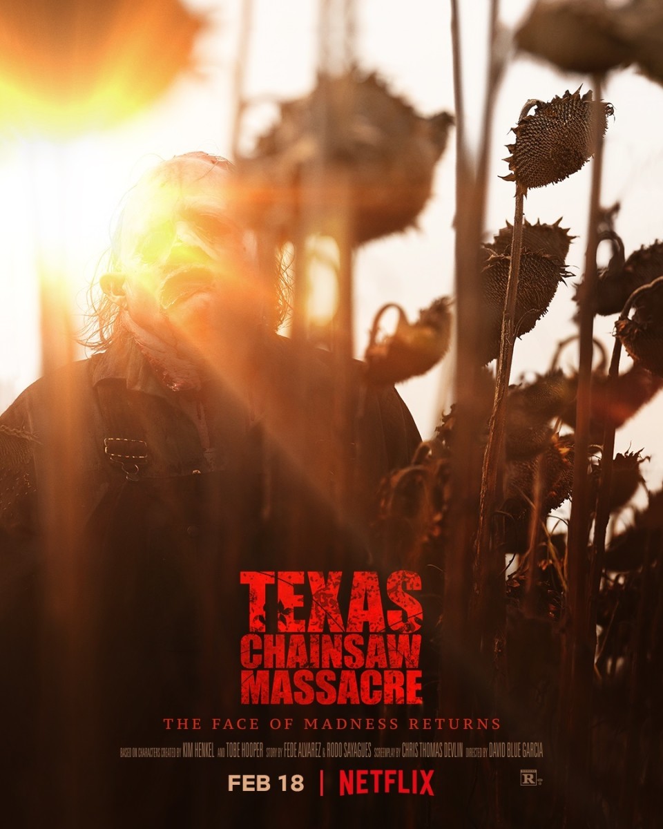 The promotional artwork for, "Texas Chainsaw Massacre."