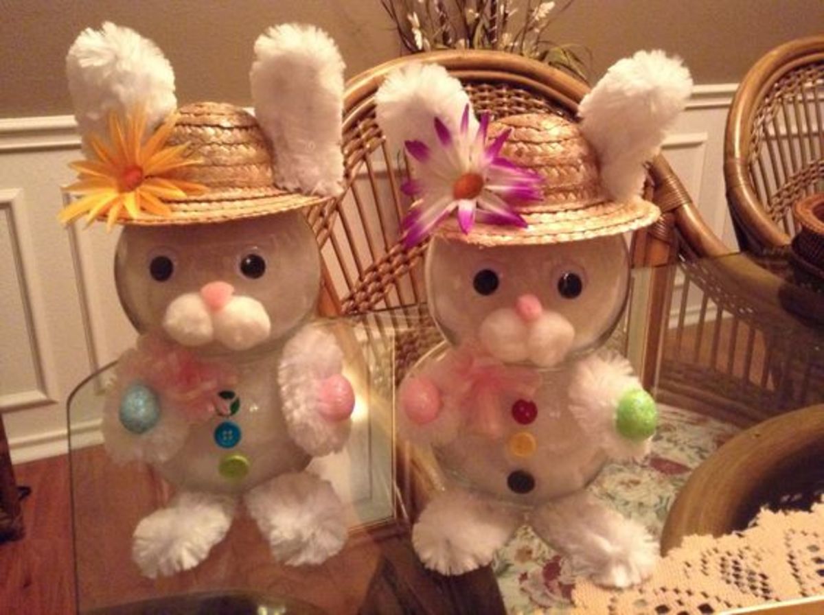 20+ Dollar Store Easter Crafts Fish Bowl Bunnies HubPages