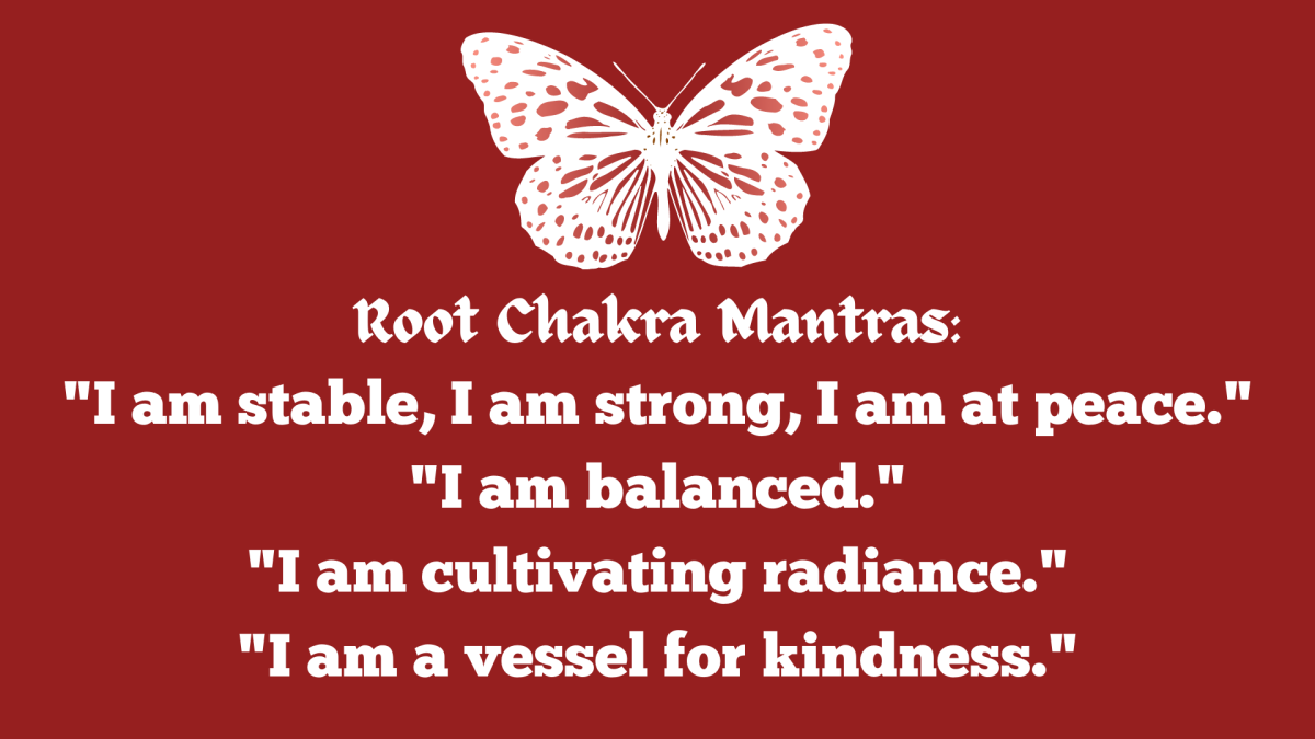 Root chakra mantras often use the phrase "I am." The chakra is associated with existence and foundation.