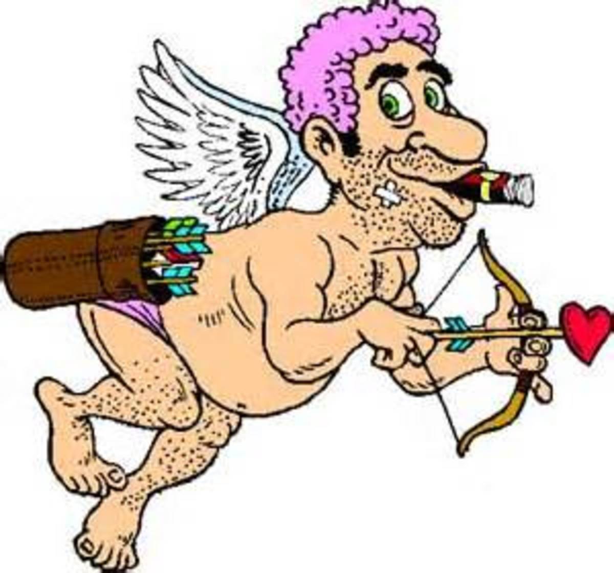 Love was in the air and it stirred Cupid from his drunken stupor. 