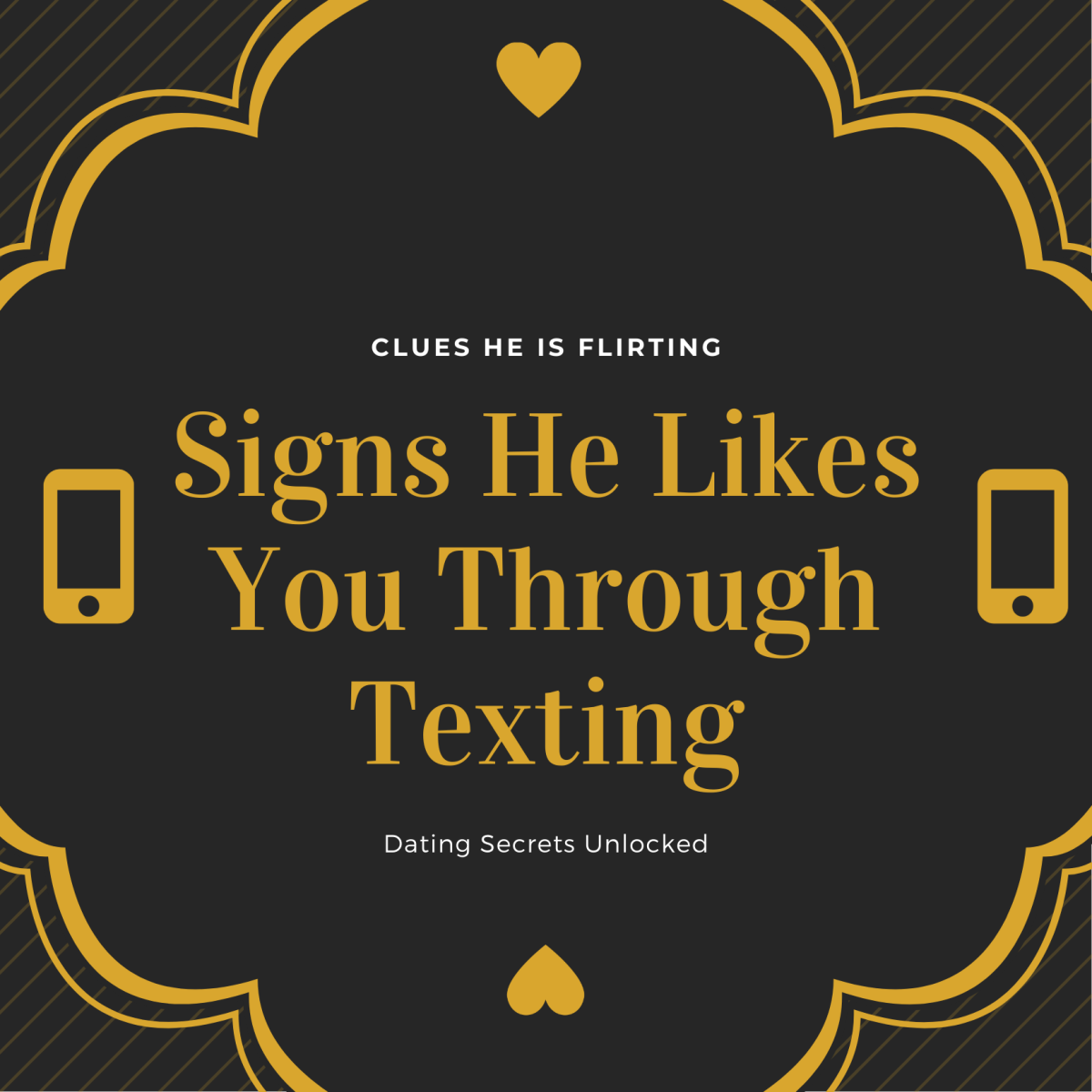 If he likes you then he'll likely reveal his interest through text messages. This could be overtly done or by accident.
