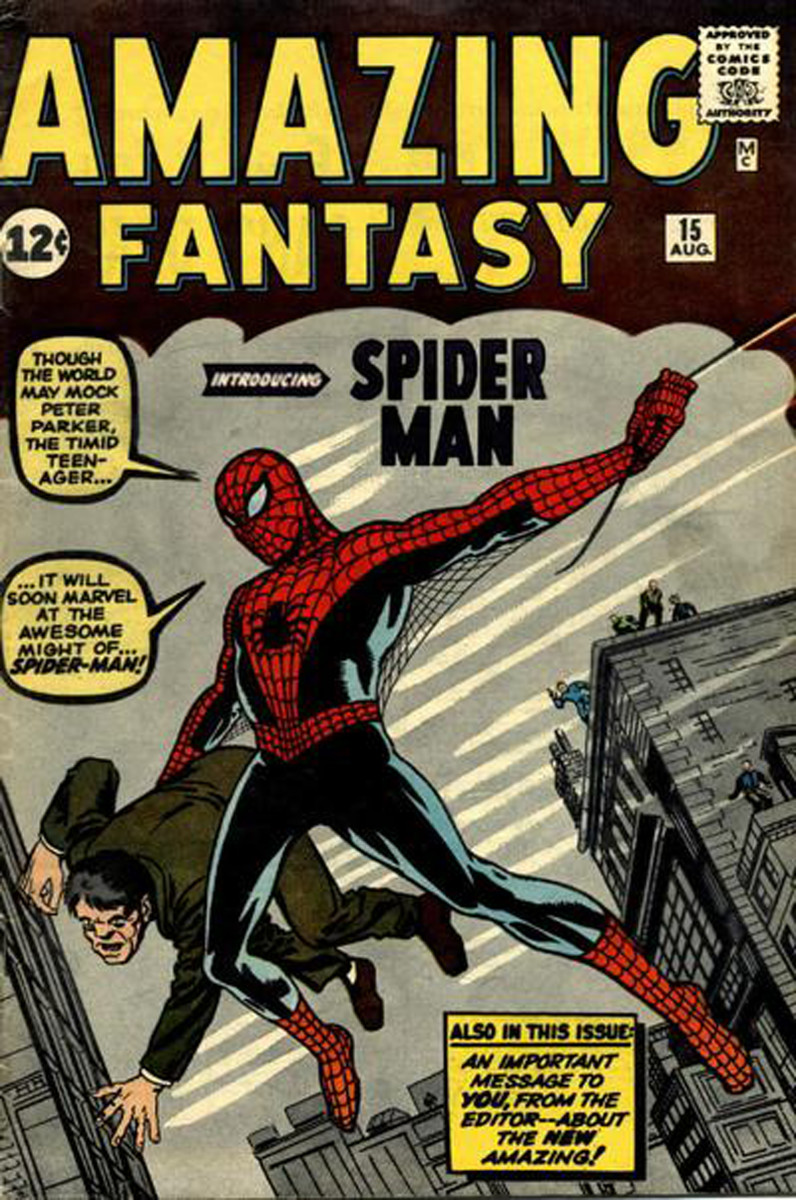 Amazing Fantasy #15 - Steve Ditko cover