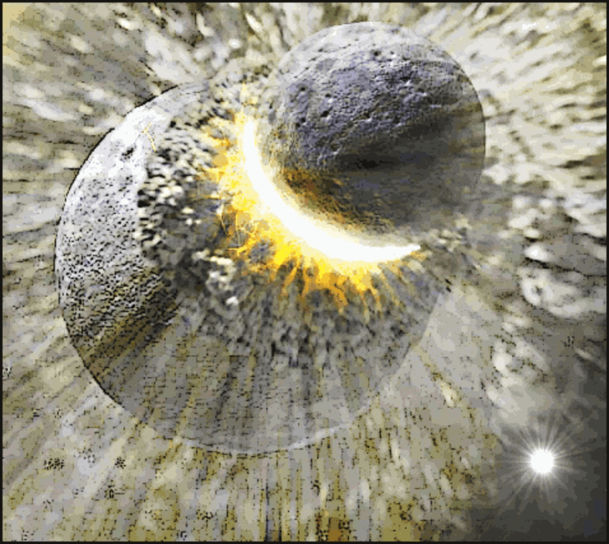 Asteroid collision