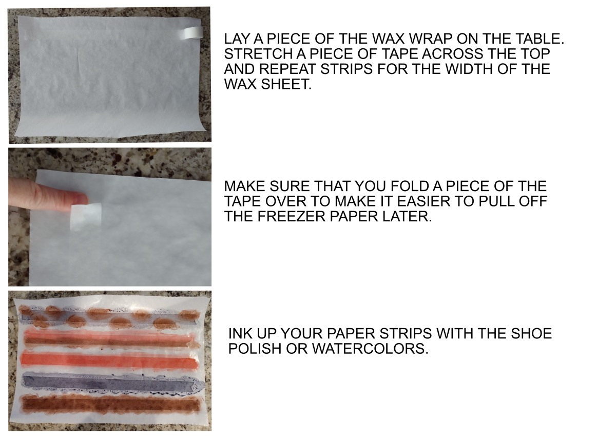 Three easy steps to make washi tape.