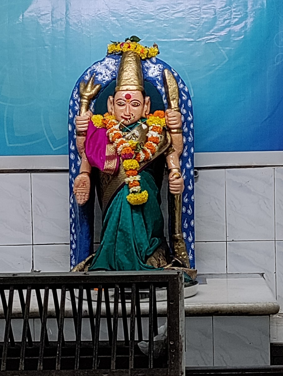 The idol of goddess Chandi