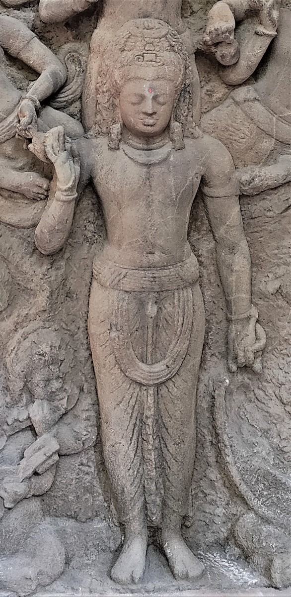 The central figure of Lord Shiva