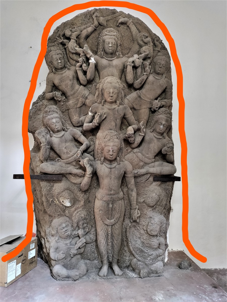 The 8th Shiva (please look at the red outline which resembles a Shivalingam)