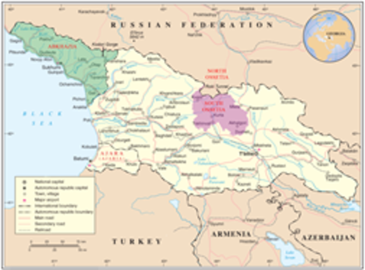 Georgia republic map - Wikipedia