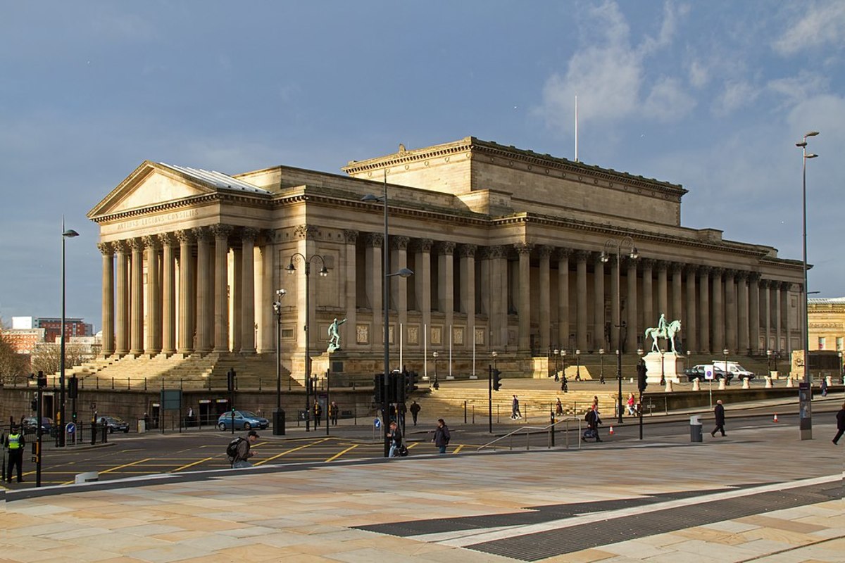 St. George's Hall in Liverpool today. This was where Florence Maybrick's trial was held in 1889.