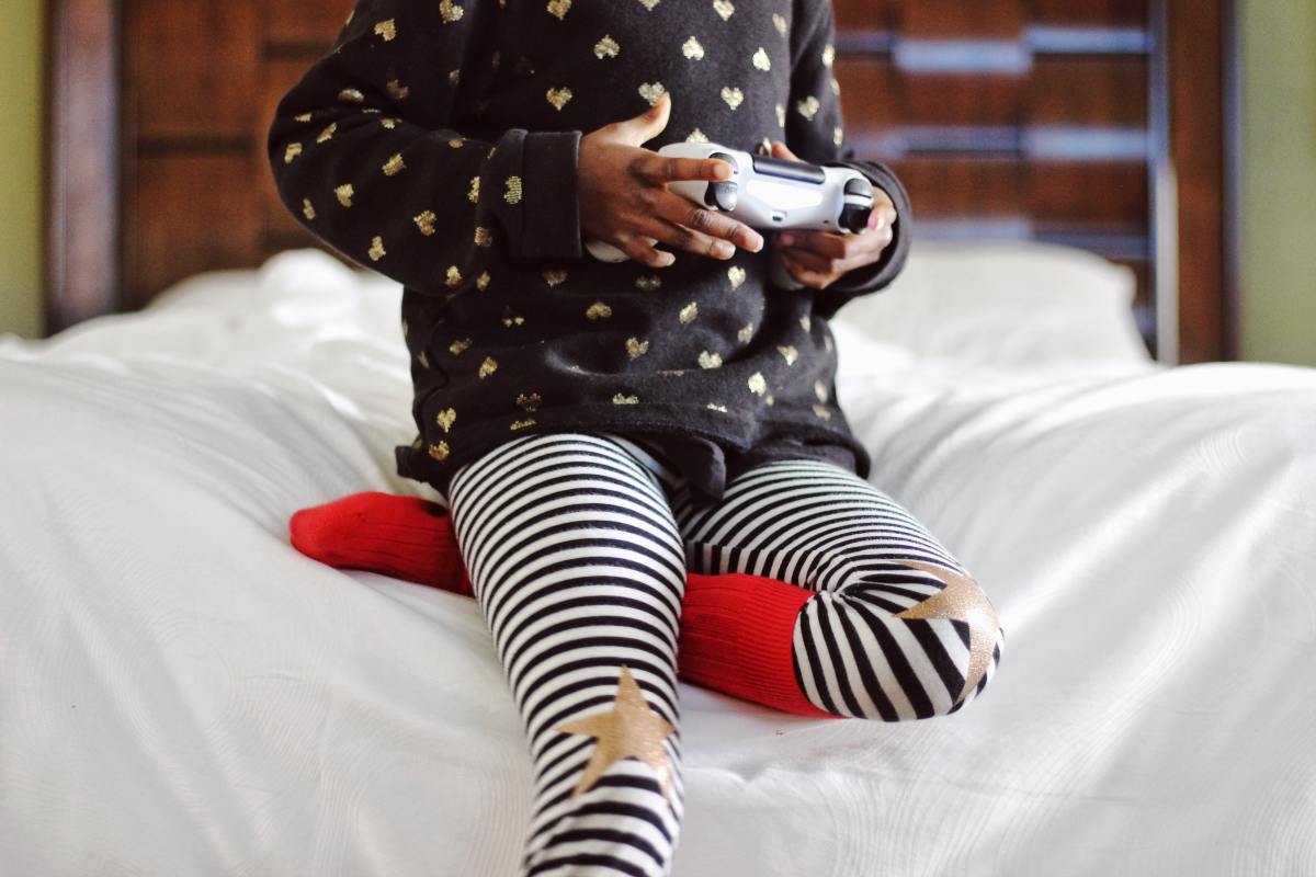 A love of video games can start early!