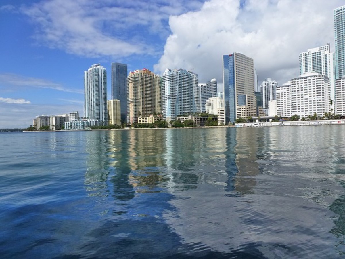 Miami skyline.